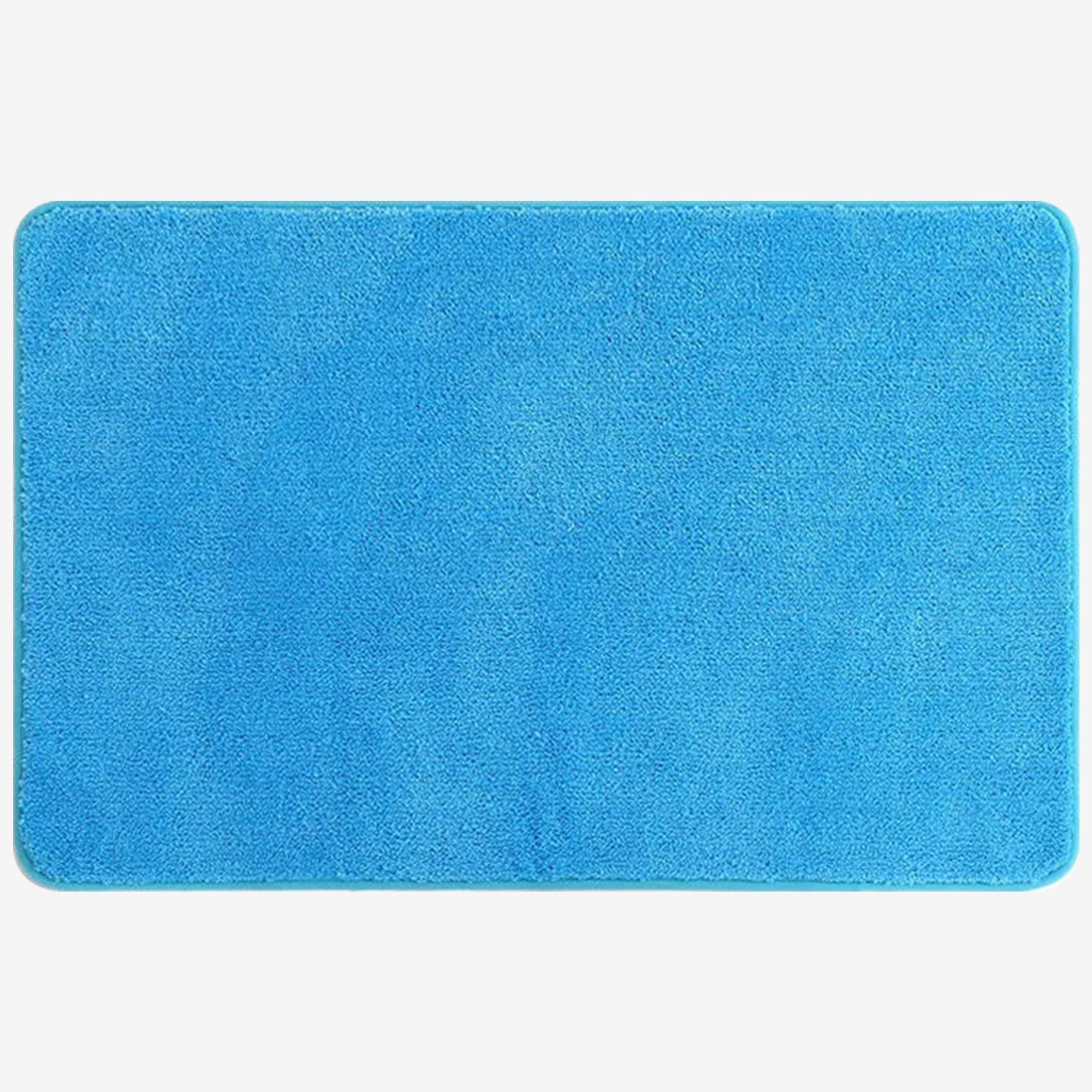 Feblilac Tufted Bath Mat Non-Slip Absorbent Soft Thick Bathroom Rug Multiple Sizes