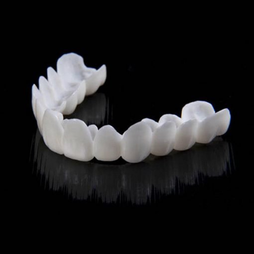 Snap-On Smile Veneers Customizable Instant Teeth Cover Natural Color Reusable Dental Appliance