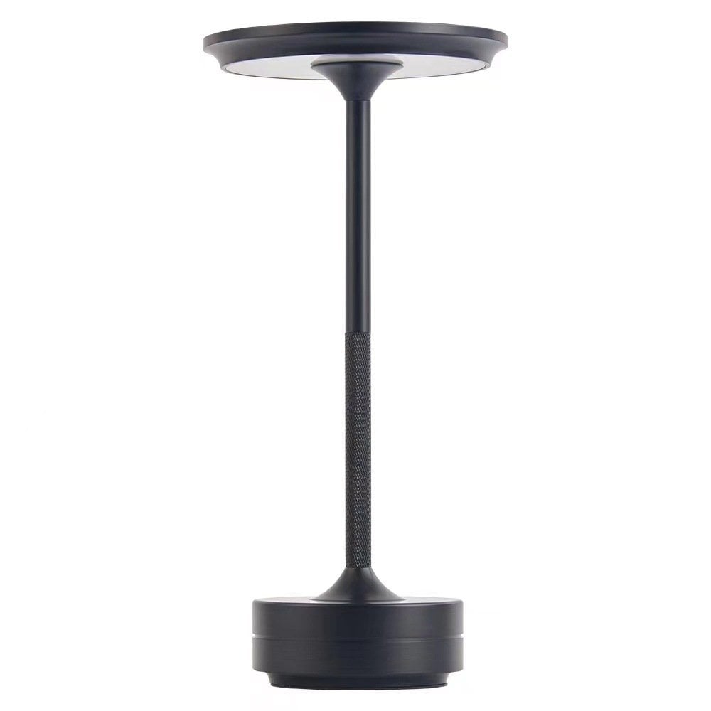 Cordless Aluminum Table Lamp Rechargeable Waterproof Dimmable Touch Sensor Desk Light 11 Inch
