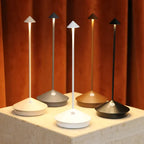 ClarityGlow Wireless LED Table Lamp Dimmable Rechargeable USB Water-Resistant Modern Design