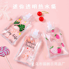 Bowlift Transparent Water Bottle Set BPA-Free Leak-Proof with Animal Design for Women
