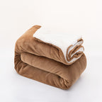 Ladies Cozy Reversible Blanket Soft Durable Microfiber Throw for Sofa Bed Picnic