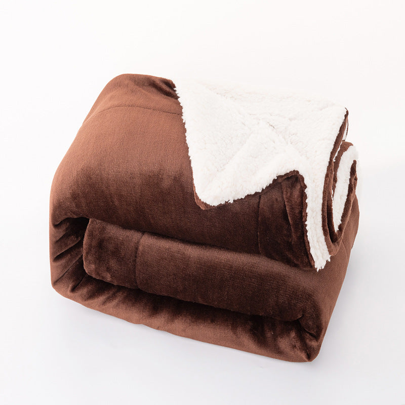 Women’s XXL Cozy Blanket Reversible Soft Microfiber Fluffy Lining Machine Washable