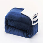 Brehn Women's Reversible Plush Blanket Soft Hypoallergenic Cozy Throw Modern Design