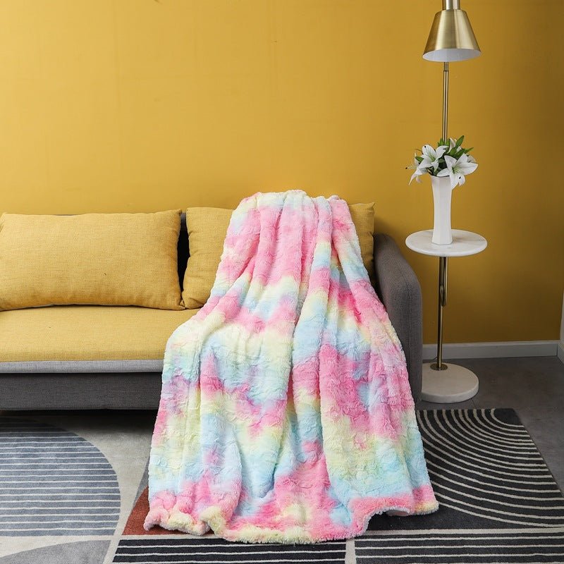Women's Luxurious Microfiber Cuddle Blanket Soft Warm Lightweight Plush Throw