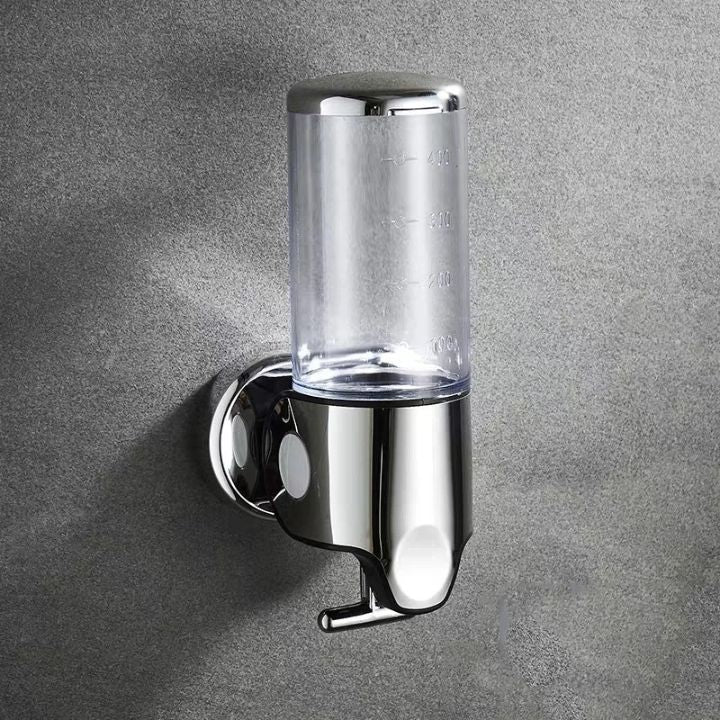 Wall Mounted Soap Dispenser Stainless Steel ABS 16.9 fl oz Push Pump Bathroom Organizer Set of 1-3