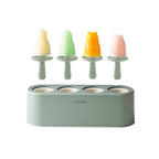 Harrow Silicone Popsicle Mold Set with Catch Tray Flexible Ice Cream Maker 4 Colors