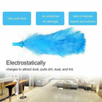 360° Rotating Electric Spin Duster with Motorized Microfiber Brushes for Indoor and Outdoor Cleaning