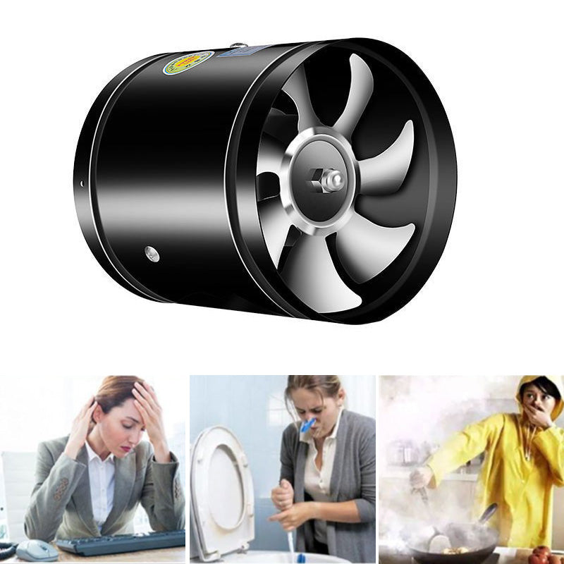 Super Suction Power Quiet Exhaust Fan 40W 600m³/h Metal Casing Multifunctional Range Hood Ventilator