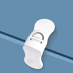 Child-Safe Drawer and Cabinet Locks 2+2 Pack White ABS Plastic Adhesive Safety Locks