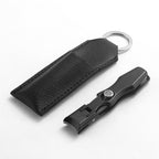 Portable Stainless Steel Nail Clippers Ultra-Sharp Curved Edges Wide Jaw for Thick Nails with Nail Catcher