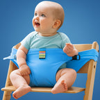 SeatGuard Baby Chair Harness Adjustable Secure Fit Breathable Cotton Portable Dining Safety Solution for Travel