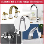 Faucet Aerator Wrench with Anti-Slip Rubber Grip Universal Faucet and Shower Head Tool