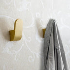 Harrow Lauren Golden Brass Wall Hook Modern Decorative Coat Rack 1, 3, or 5-Pack
