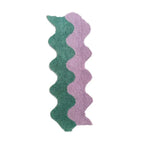 Abstract Color Block Cotton-Polyester Rug 45x120cm Machine Washable Stain Resistant Contemporary Design