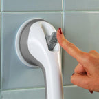 Harrow SecureGrip Non-Slip Bath and Shower Handrail Grab Bar with Suction Cups 29cm