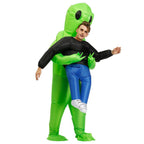 Alien Attack Inflatable Halloween Costume Waterproof Polyester Adult & Kids Sizes with Fan and Battery Holder