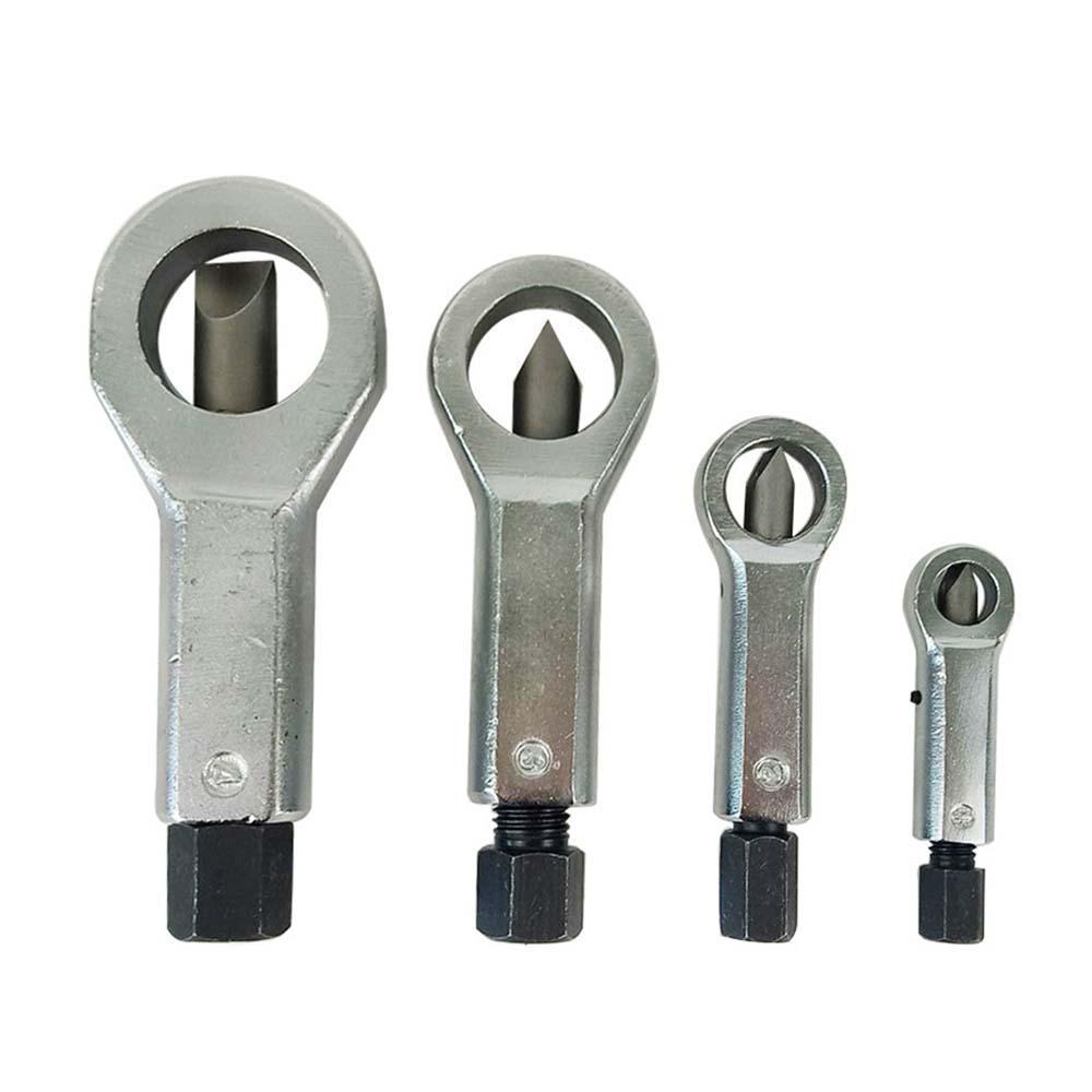 Heavy-Duty Nut Splitter Tool Kit with Hardened Steel Blades for Removing Rusty and Damaged Nuts 9-27mm