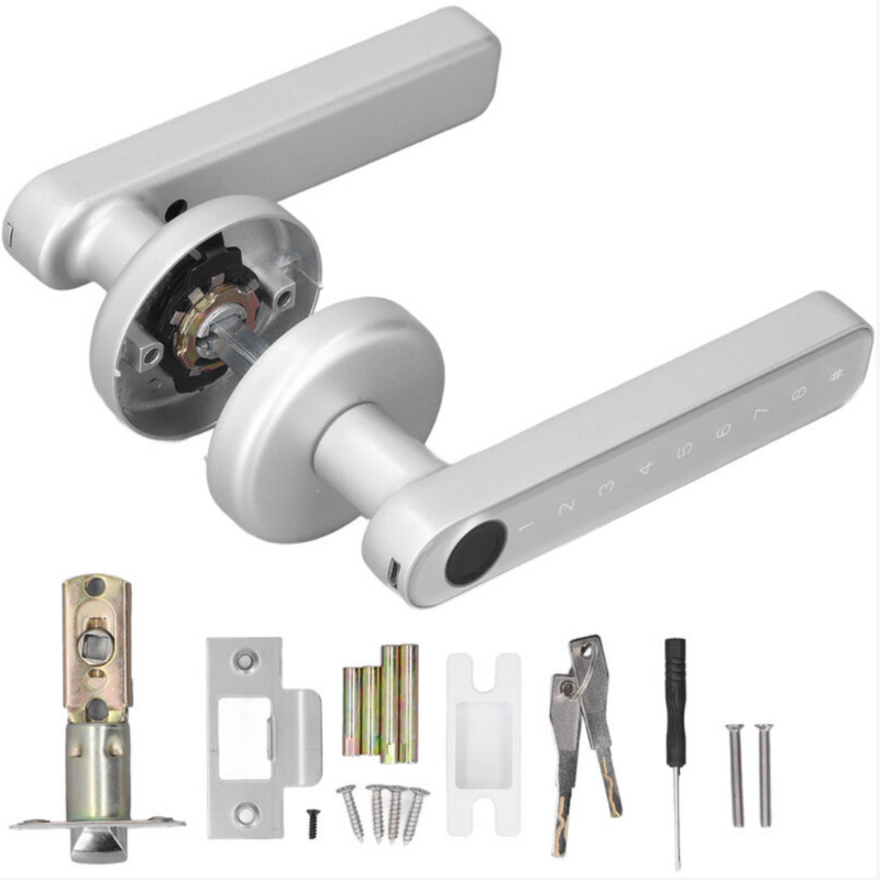 Electronic Fingerprint Door Lock with App Control Backup Power Keyless Entry