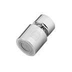 Rotating Faucet Spray Head Stainless Steel Dual Mode Water Saving Kitchen Sink Accessory