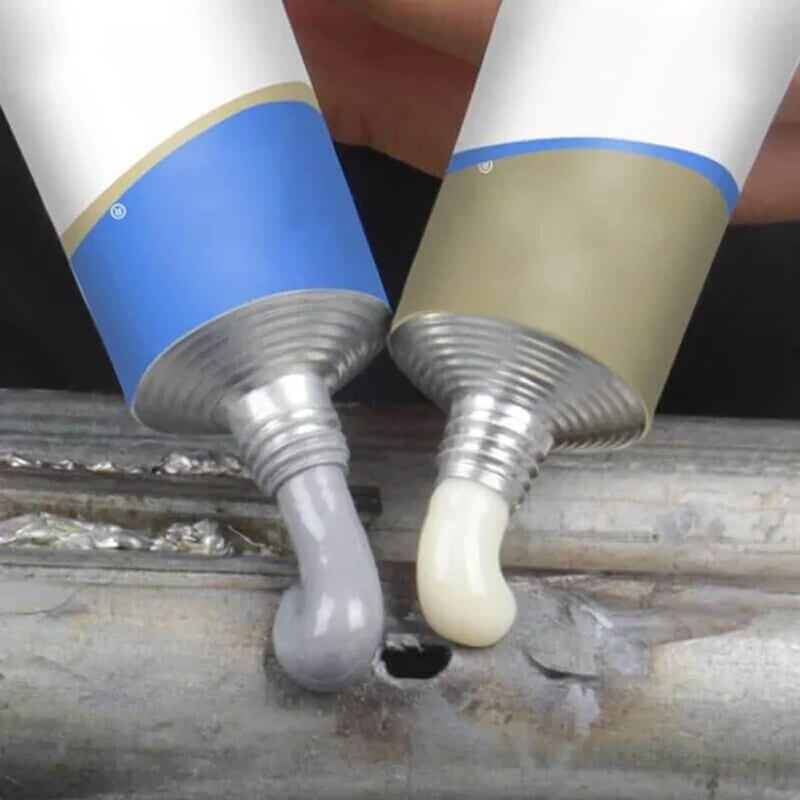 Metal Repair Adhesive Epoxy 2-Part Fast Curing High Strength Heat Resistant for DIY Home Automotive Marine Repairs