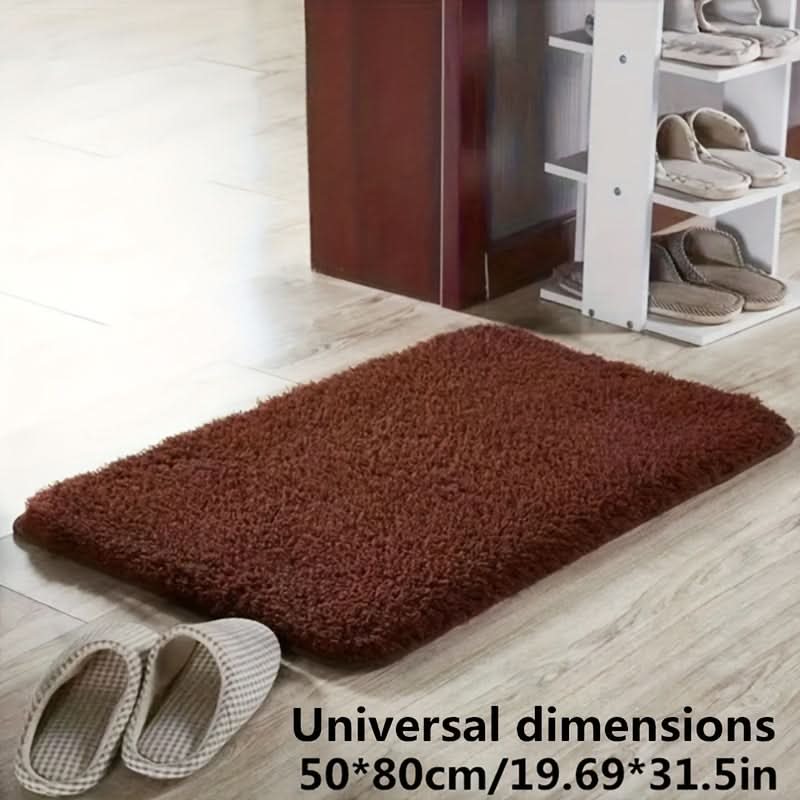 Lonneke Soft Thickened Bath Mat Highly Absorbent Slip-Resistant Machine Washable Bathroom Rug