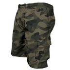 Men’s Loose Fit Cargo Shorts Cotton Blend Multi Pockets Plus Sizes Casual Outdoor Work