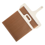Foldable Solid Wood Pizza Peel Sliding Spatula 14.9" x 11.4" Beech/Oak for 10–12" Pizzas Oven and Grill Compatible