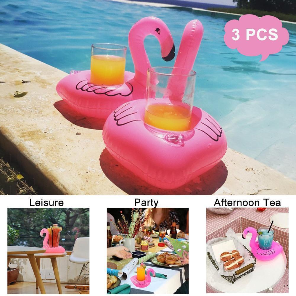 Harrow Inflatable Flamingo Pool Float 120cm Pink PVC Vinyl Oversized Swimming Ring