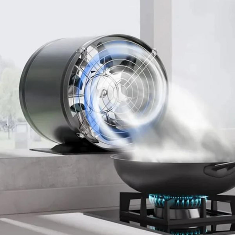 Super Suction Power Quiet Exhaust Fan 40W 600m³/h Metal Casing Multifunctional Range Hood Ventilator