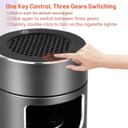Portable Smokeless Ashtray with HEPA Filter USB Rechargeable Smoke-Free Air Purifier for Car Home Office