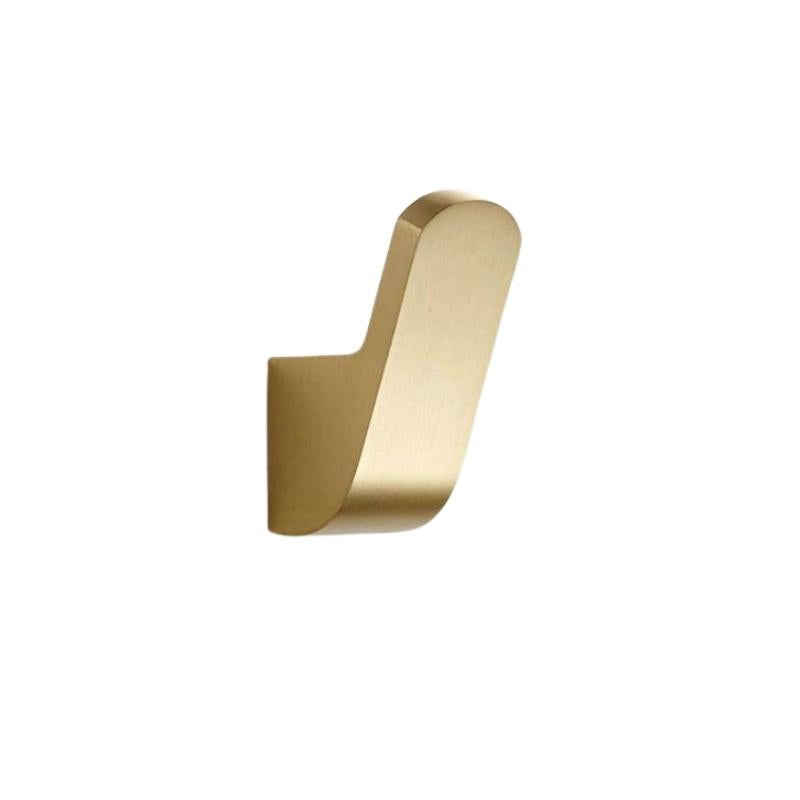 Harrow Lauren Golden Brass Wall Hook Modern Decorative Coat Rack 1, 3, or 5-Pack