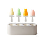 Harrow Silicone Popsicle Mold Set with Catch Tray Flexible Ice Cream Maker 4 Colors