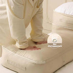 Duvet Storage Bag Premium Nylon Space-Saving Compression with Reinforced Handles Gray Oat Pink Blue