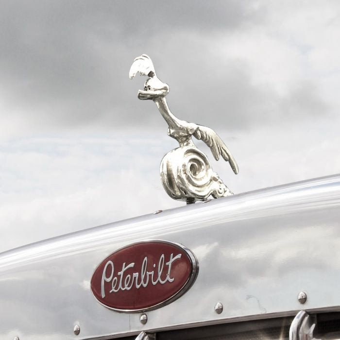 Road Runner Hood Ornament Chrome Plated Car Decorative Mascot 4x4 Inches Lead-Free Tin