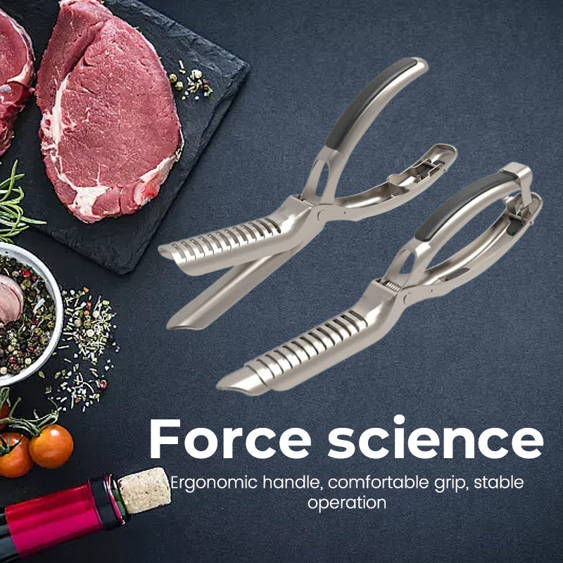 Rib Membrane Remover Tool Stainless Steel Ergonomic Handle Meat Prep for Ribs and Large Cuts