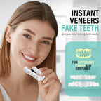 Snap-In Dental Prosthesis Snap-On Dentures Flexible Fit for Missing, Crooked, or Discolored Teeth