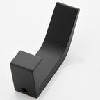 Aviro Aluminum Wall Hooks Black White Modern Decorative Coat Hooks Set of 3