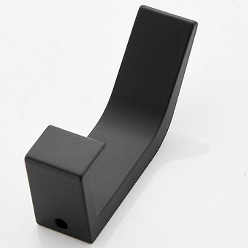 Aviro Aluminum Wall Hooks Black White Modern Decorative Coat Hooks Set of 3
