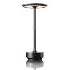 Cordless Aluminum Table Lamp Rechargeable Waterproof Dimmable Touch Sensor Desk Light 11 Inch