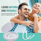 Snap-In Dental Prosthesis Snap-On Dentures Flexible Fit for Missing, Crooked, or Discolored Teeth