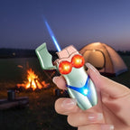 Bikini Style Windproof Jet Torch Lighter Metal Lacquered Finish Compact Handheld Novelty Design
