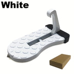 Car Door Step Aluminum Alloy Foldable Hook for Roof Access Non-Slip Surface