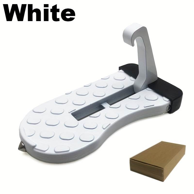 Car Door Step Aluminum Alloy Foldable Hook for Roof Access Non-Slip Surface