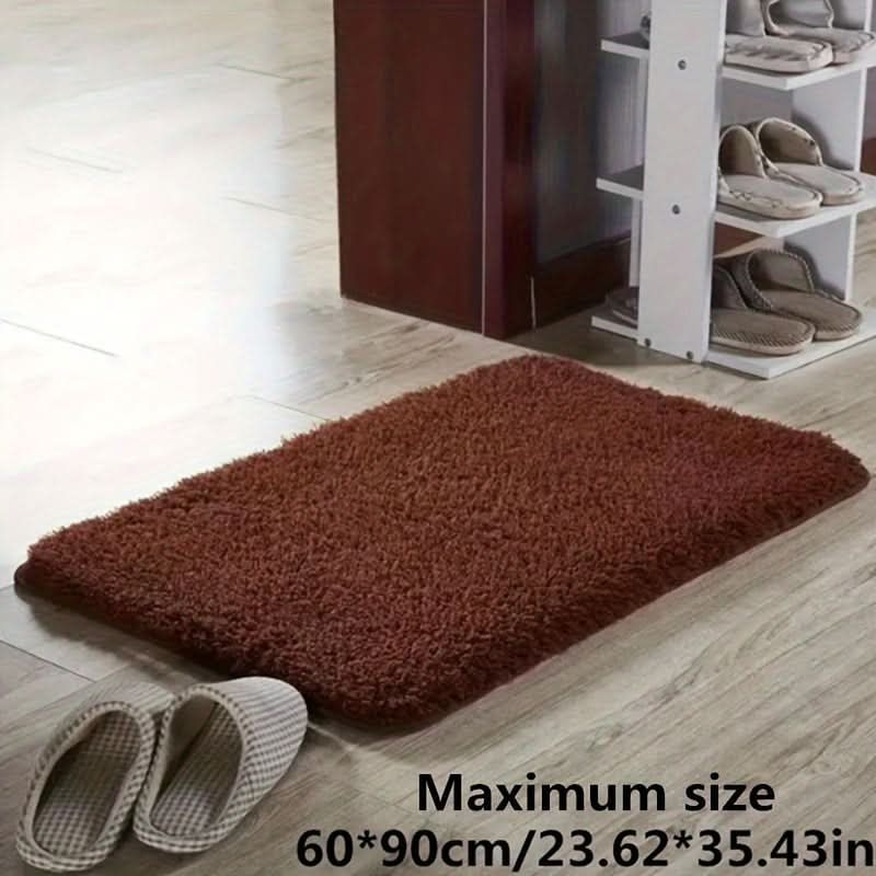 Lonneke Soft Thickened Bath Mat Highly Absorbent Slip-Resistant Machine Washable Bathroom Rug