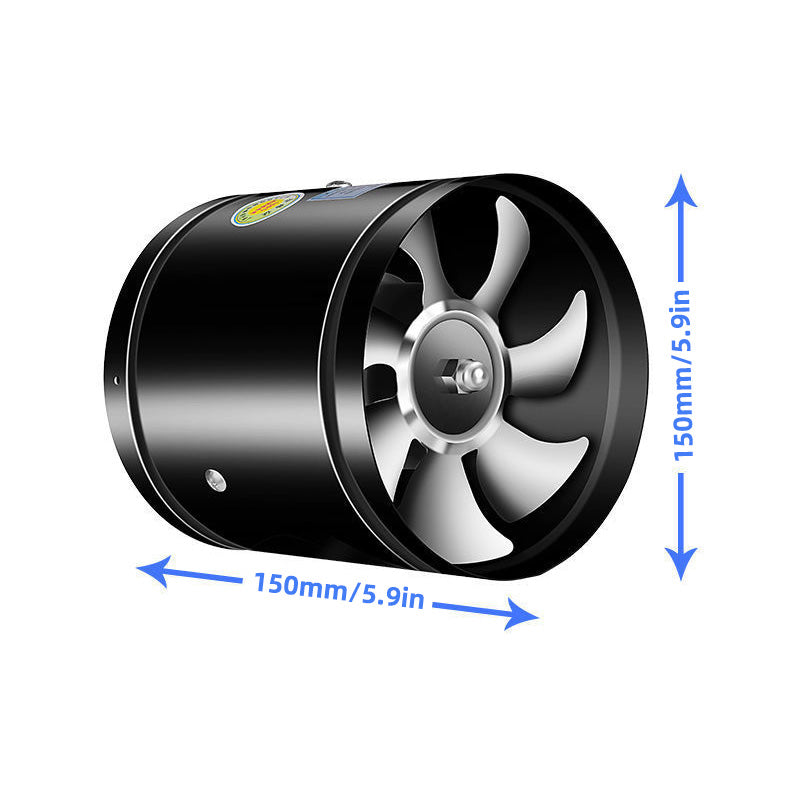 Super Suction Power Quiet Exhaust Fan 40W 600m³/h Metal Casing Multifunctional Range Hood Ventilator