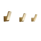 Harrow Lauren Golden Brass Wall Hook Modern Decorative Coat Rack 1, 3, or 5-Pack