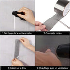Screen Repair Kit for Window and Door Screens with Durable Adhesive Tape and Patches 3/9/18 Pieces