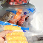 Vacuum Sealer with USB Charging and 20 Zipper Bags Compact Portable Food Storage Kit