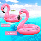Harrow Inflatable Flamingo Pool Float 120cm Pink PVC Vinyl Oversized Swimming Ring